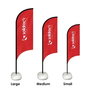 Curved Top Flags